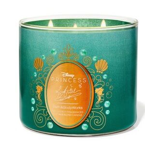 Disney Princess Ariel Candle Bath & Body Works 3 Wick Limited Edition